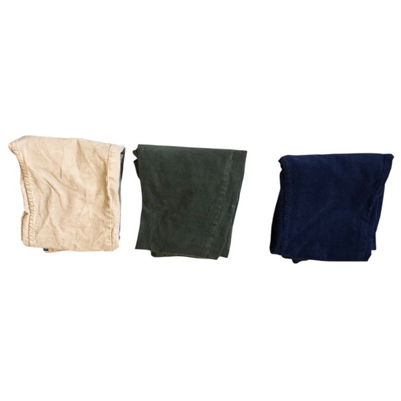 Vineyard Vines Boy Size 10 Tan, Green & Blue Corduroy Pants Bundle - Picture 2 of 5